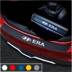 Agdeniz Hyundai Accent Era Için Uyumlu Aksesuar Oto Bagaj ve Kapı Eşiği Sticker Seti Karbon - Tek Ebat - Renkli