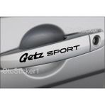 Agdeniz Hyundai Getz Için Uyumlu Aksesuar Sport Kapı Kolu Sticker Set 8 Ad 13*1 cm - Standart - Siyah