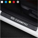 Agdeniz Kia Cerato Için Uyumlu Aksesuar Oto Kapı Eşiği Sticker Karbon 4 Adet - Tek Ebat - Renkli