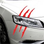 Agdeniz Kırmızı Monster Pençe Sticker 30 cm - Standart - Siyah