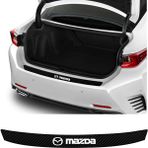 Agdeniz Mazda 323 Için Uyumlu Aksesuar Oto Arka Tampon Bagaj Koruyucu Sticker 92*7 cm - Standart - Beyaz