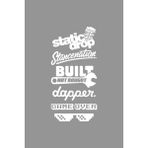 Agdeniz Oto Arka Cam Sticker Ingilizce Model 70 40*20 cm - Standart - Siyah