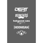 Agdeniz Oto Arka Cam Sticker Model 51 Beyaz 40*20 cm - Standart - Siyah