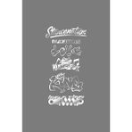 Agdeniz Oto Arka Cam Sticker Set Model 111 Beyaz 40*20 cm - Standart - Siyah