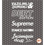 Agdeniz Oto Arka Cam Sticker Set Model 65 Beyaz 40*25 cm - Standart - Siyah