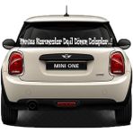 Agdeniz Oto Cam Yazı Sözleri Ticari-Servis-Dolmuş-Panelvan Uzun Sticker Model 50 - Standart - Siyah