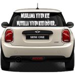 Agdeniz Oto Cam Yazı Sözleri Ticari-Servis-Dolmuş-Panelvan Uzun Sticker Model 51 - Standart - Siyah