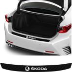 Agdeniz Skoda Yeti Için Uyumlu Aksesuar Oto Arka Tampon Bagaj Koruyucu Sticker 92*7 cm - Standart - Beyaz