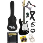 AGE-80BK Amfili Full Elektro Gitar Seti 4/4 Yetişkin 39 Inç White Black