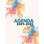 Agenda 2024-2025 de tapa dura 8.5x11. Dale un toque de color a tus días con esta agenda (planificador) llena de vida y muy colorido.: Perfecta para ... ya que es Diaria, Semanal, Mensual y Anual.