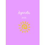 Agenda 2024 con planificador mensual, semanal y diario, de enero a diciembre 2024, agenda de 8.5x11: Agenda 2024: agenda colorida y con frases ... a organizar tu vida y alcanzar tus metas