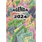 Agenda 2024: Settimanale da dicembre 2023 a Gennaio 2025. 14 mesi, La settimana su una doppia pagina, Formato A5.