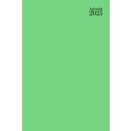 Agenda 2025 16x24 Cm: Vert - Semainier 7 Jours Lundi au Dimanche - Une Semaine Sur 2 Pages - en francais - Vertical - Horaire 30 Min - Janvier à ... Souple - Sans Spirale - Pour Homme & Femme.