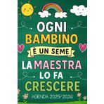 Agenda 2025 2026 Regalo Maestra Fine Anno: Asilo nido, scuola dell'infanzia e elementare