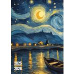 Agenda 2025 2026 Settimanale Orizzontale: Da settembre 2025 a dicembre 2026 | 1 Settimana su una Doppia Pagina | Formato A4.