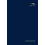 Agenda 2025 a5 Semainier: Bleu - Professionnel - Vertical Une Semaine Sur 2 Pages - 7 Jours Heure: 30 Min - Janvier à Decembre - En Français - Petit ... Souple - Sans Spirale - Pour Homme & Femme.