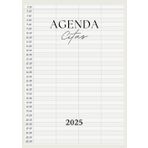 Agenda 2025 Citas Peluqueria: Libro de Citas para Peluqueria con Fecha y por Horas, Intervalo de 30 Minutos | Dia por Pagina, 4 Empleados, de 7:00 a 22:30, y Calendario de Mes Corriente A4