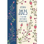 Agenda 2025: E' solo una questione di organizzazione | Settimanale, da Gennaio a Dicembre 2025, 12 mesi, settimana su una doppia pagina, Formato A5 | Tulipani