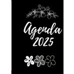 Agenda 2025 Elegante Planificador Mensual y Semanal en Blanco y . Organiza tu día a día con estilo.: "Tu aliado perfecto para alcanzar tus metas."