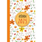Agenda 2025: Settimanale, da Gennaio a Dicembre 2025, 12 mesi, settimana su una doppia pagina, Formato A5 | Fiori prato
