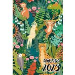 Agenda 2025: Settimanale, da Gennaio a Dicembre 2025, 12 mesi, settimana su una doppia pagina, Formato A5 | Giungla