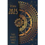 Agenda 2025: Settimanale, da Gennaio a Dicembre 2025, 12 mesi, settimana su una doppia pagina, Formato A5 | Mandala