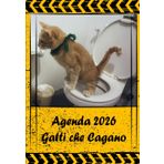 Agenda 2026 - Gatti che Cagano: Organizador de Calendario 2026 - 12 mesi (gennaio - dicembre) Un'idea regalo sciocca e divertente per gli amanti dei Cani.