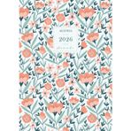 Agenda 2026 Giornaliera Formato Grande A4 - Floreale: Un Giorno per Pagina con Layout a 2 Colonne per Doppia Pianificazione, 12 Mesi da Gennaio a ... Planner Annuale, Calendari e Molto Altro