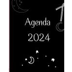 Agenda-Calendario con planificador mensual y semanal, Enero a Diciembre del 2024, de pasta blanda en blanco y , 8,5’’ x 11’’: Agenda del 2024, ... sus objetivos y metas con estilo y simplismo.