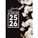 Agenda Diaria: 2 páginas por día, gran formato A4 XXL - con horas Planificador de escritorio de 12 meses - flores