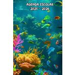 Agenda Escolar 2025 2026 Los Peces: Organizador Semanal una semana Por dos Páginas, Planificador Escolar Para Estudiantes (primaria, Secundaria, preparatoria, universidad)