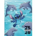 Agenda escolar Stitch 2025-2026 ¡Organiza tu año con tu personaje favorito!: Planificador semanal con diseño acuático y delfines – Ideal para niños, niñas y adolescentes fans de Stitch