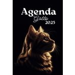Agenda Gatto. Planner 2025: 12 Mesi da Gennaio a Dicembre 2025. Settimana su Doppia Pagina, Formato A5 Perfetta per Gatti e Umani.