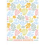 AGENDA GIORNALIERA DOCENTE 6 CLASSI NON DATATA SCUOLA SECONDARIA - COPERTINA SQUIGGLE ART: Include Planning annuale, Orario, Impegni, sezioni per Voti, Mappa posti, Colloqui