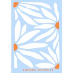 AGENDA GIORNALIERA DOCENTE 6 CLASSI NON DATATA SCUOLA SECONDARIA - COPERTINA VINTAGE FLOWER: Include Planning annuale, Orario, Impegni, sezioni per Voti, Mappa posti, Colloqui