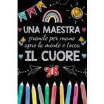 Agenda Maestra 2025 2026: Organizzatore settimanale e mensile | regalo maestre fine anno | elementare nido asilo scuola secondaria | formato piccola a5
