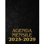 Agenda Mensile 2025-2029: Grande Pianificatore su 5 Anni da Gennaio 2025 a Dicembre 2029 - 1 Mese per Doppia Pagina || Organizzatore Calendario su 60 Mesi con Giorni Festivi -