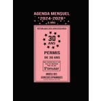 Agenda mensuel 5 ans 2024-2028: Organisateur Fantastique| DE JANVIER 2024 à DECEMBRE 2028| 60 Mois| Permis De 30 Ans| Super Cadeau Pour un Anniversaire| Pour Homme, Femme, Pour Noël Ou Antres Fêtes.