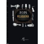 Agenda Peluquería 2025 4 empleados: Libro de citas peluquería, barbería y estilista con fechas. Dietario 2025 dia por pagina por horas (intervalos de 15/30/60 minutos) A4