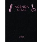 Agenda Peluquería 2025: Libro de Citas para Peluqueria con Fecha y por Horas 4 Empleados (Intervalo de 30 Minutos) Dia por Pagina (4 Columnas) | de 7:00 a 22:30 y Calendario de Mes Corriente A4