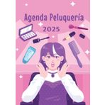 Agenda Peluquería 2025: Libro de Citas para Peluqueria con Fecha y por Horas, Dia por Pagina 4 Empleados | Intervalo de 30 Minutos de 8:00 a 21:30 (4 Columnas) y Calendario de Mes Corriente A4