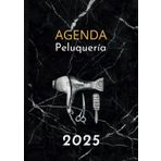 Agenda Peluquería 2025: Libro de citas peluquería, barbería y estética, semanal con fecha y horas (intervalos de 15/30/45/60 minutos) A4