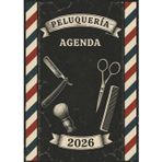 Agenda Peluquería 2026: Libro de Citas para Peluqueria con Fecha y por Horas, Dia por Pagina 4 Empleados | Intervalo de 30 Minutos de 7:00 a 22:30 (4 Columnas) y Calendario de Mes Corriente A4