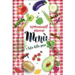 Agenda per pianificare i pasti e lista della spesa: A5 Menù settimanale con 52 settimane per organizzare i menu dei vostri piatti preferiti.110 pagine .06