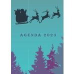 Agenda Personalizada 2023 Papá Noel: Organizador Y Planificador Anual 2023 - Calendario 2023 - Diario Semanal Y Mensual - Semana Por Pagina - Formato ... Para Organizar Las Tareas Y Tomar Notas.