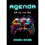 Agenda Scolaire 2025 2026 Gamer: 1 Jour par Page | Format A5 | Primaire, Collège, Lycée | de Septembre 2025 à Juillet 2026 | Jeux vidéo Gaming eSport