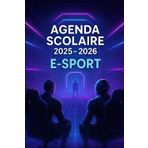 Agenda Scolaire 2025 - 2026: Une page par jour pour une organisation fun et efficace, idéal pour le collège et le lycée – version E-sport