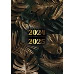 Agenda Scolastica 2024 & 2025: Vista Verticale A4 | La settimana su una doppia pagina con orario | Anno scolastico da Settembre 2024 a Luglio 2025