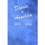 Agenda Scuola 2019-2020 - Angelica: Mensile - Settimanale - Giornaliera - Settembre 2019 - Agosto 2020 - Obiettivi - Rubrica - Orario Lezioni - ... Acquerello con Rose Blu (Italian Edition)