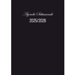Agenda Settimanale 2025 2026 A4: Planner Settimanale e Mensile da settembre 2025 a dicembre 2026 | la Settimana su una Doppia Pagina, 16 Mesi di Organizzazione | Formato A4.